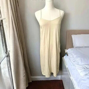 NWOT Samsoe Nordstrom  oat coloured slip dress XS